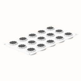 Crostata xs 20 Silikomart - forma silikonowa do monoporcji - śr. 44 x wys. 17 mm / poj. 20 ml x 15 porcji