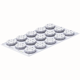 Crostata xs 20 Silikomart - forma silikonowa do monoporcji - śr. 44 x wys. 17 mm / poj. 20 ml x 15 porcji