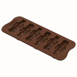 SCG065 Choco Schiaccianoci Silikomart - forma silikonowa do czekoladek - dziadek do orzechów - poj. 13.5 ml x 6 czekoladek