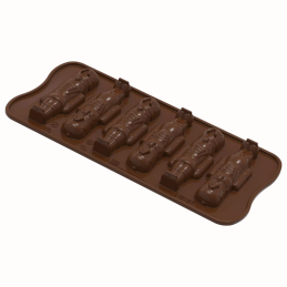 SCG065 Choco Schiaccianoci Silikomart - forma silikonowa do czekoladek - dziadek do orzechów - poj. 13.5 ml x 6 czekoladek