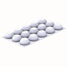 Bignè perfetto 30 Silikomart - forma silikonowa do idealnych ptysi - śr. 45 x wys. 25 mm / poj. 30 ml x 15 porcji