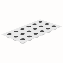 Bignè perfetto 14 Silikomart - forma silikonowa do idealnych ptysi - śr. 35 x wys. 20 mm / poj. 14 ml x 18 porcji