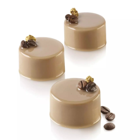 SQ079 Cylinders Silikomart - cukiernicza forma silikonowa - cylindry - śr. 50 x wys. 30 mm / poj. 57 ml x 40 porcji