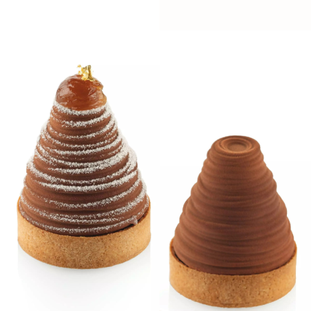 Kit Tarte Ring Albia Silikomart - zestaw do tartaletek - ranty perforowane + forma silikonowa