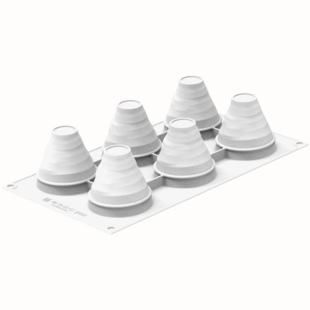 Kit Tarte Ring Albia Silikomart - zestaw do tartaletek - ranty perforowane + forma silikonowa