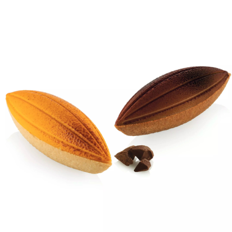 Kit 3D Tarte Ring Cabossa Silikomart - zestaw form do trójwymiarowych tartaletek w kształcie owocu Cabossa