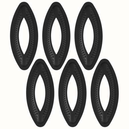 Kit 3D Tarte Ring Cabossa Silikomart - zestaw form do trójwymiarowych tartaletek w kształcie owocu Cabossa