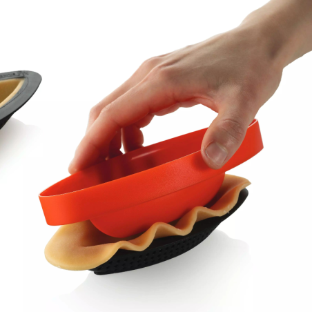 Kit 3D Tarte Ring Cabossa Silikomart - zestaw form do trójwymiarowych tartaletek w kształcie owocu Cabossa