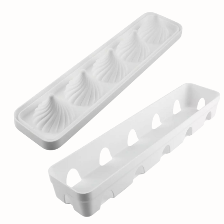 Russian Tale 125 Silikomart - cukiernicza forma silikonowa do monoporcji - śr. 67 x wys. 73 mm / poj. 125 ml x 5 porcji