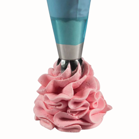 1 szt. Tylka cukiernicza - Ball Tube Regular Silikomart - stalowa końcówka do dekorowania - śr. 25 mm