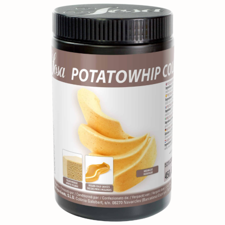 op. 450 g Potatowhip Cold Sosa Ingredients - białko ziemniaczane - zamiennik białka jaja kurzego do stosowania na zimno