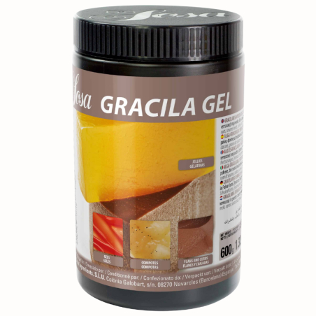 op. 600 g Gracila Gel Sosa Ingredients - czerwone wodorosty w proszku - roślinna substancja zagęszczająca i żelująca