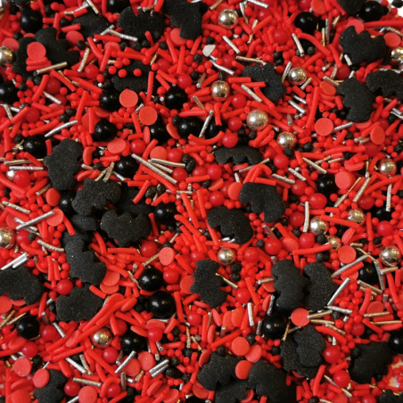 op. 70 g Dracula's Kiss - posypka dekoracyjna - cukrowe dekorki na Halloween - Sweet Decor