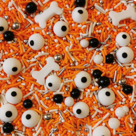 op. 70 g Spookies - posypka dekoracyjna - cukrowe dekorki na Halloween - Sweet Decor