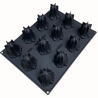PX43124 Casper Pavoni - duchy - forma silikonowa do deserów na Halloween - śr. 70 x wys. 70 mm / poj. 110 ml x 12 porcji