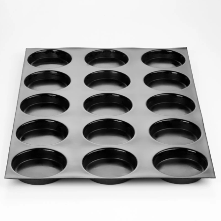 FB05 Quiches Fiberform Pavoni - profesjonalna forma silikonowa - tartaletki - śr. 105 x wys. 20 mm / poj. 135 ml x 15 porcji