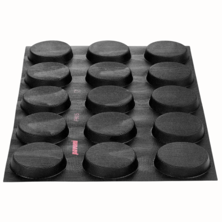 FB05 Quiches Fiberform Pavoni - profesjonalna forma silikonowa - tartaletki - śr. 105 x wys. 20 mm / poj. 135 ml x 15 porcji