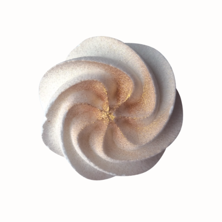 30 szt. BEZY DUŻE ZŁOTE MO-19 DEKORPOL okrągłe bezy do dekoracji cukierniczych ∅ 50 mm