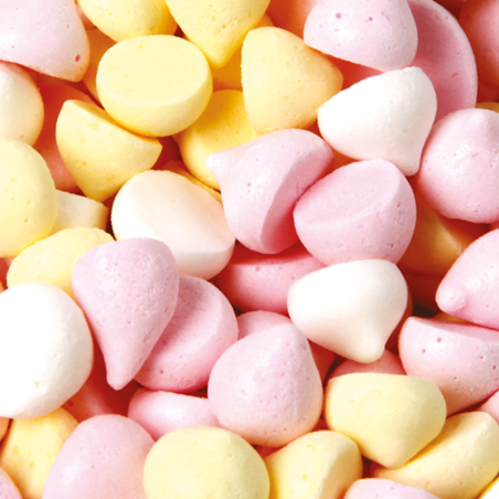 op. 300 g Mini beziki - pastelowy mix kolorów - posypka dekoracyjna - śr. 10 mm