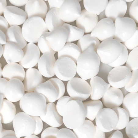 op. 300 g Białe mini beziki - posypka dekoracyjna - śr. 10 mm