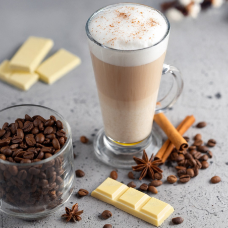 op. 1 l Syrop o smaku białej czekolady - White Chocolate Le Sirop de Monin - plastikowa butelka