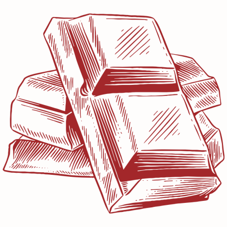 op. 200 g Czerwony barwnik do czekolady na bazie tłuszczu kakaowego - LB10SB Red Pavoni Italia