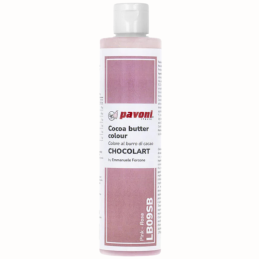 op. 200 g Różowy barwnik do czekolady na bazie tłuszczu kakaowego - LB09SB Pink Pavoni Italia