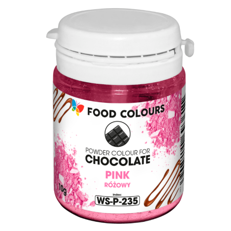 op. 20 g Różowy barwnik spożywczy w proszku - do czekolady i tłustych mas cukierniczych - WS-P-235 Food Colours