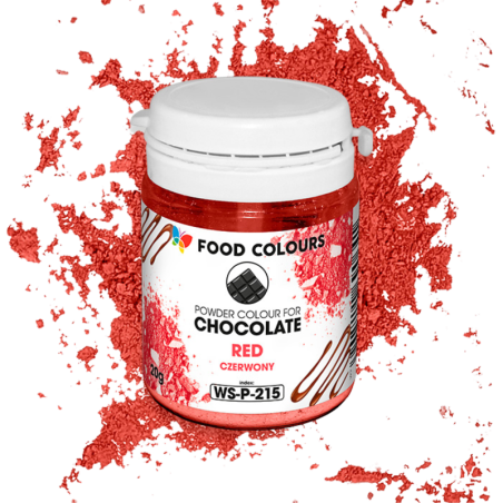 op. 20 g Czerwony barwnik spożywczy w proszku - do czekolady - rozpuszczalny w tłuszczu - WS-P-215 Food Colours