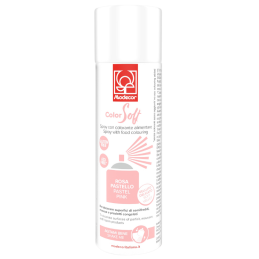 op. 250 ml Różowy zamsz spożywczy w sprayu - aksamitny barwnik - ColorSoft Rosa 23369 Modecor