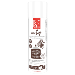 op. 250 ml Brązowy zamsz spożywczy w sprayu - aksamitny barwnik - ColorSoft Cioccolato Fondente 23364 Modecor