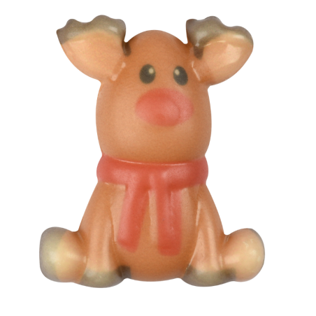 op. 48 szt. Arktyczne zwierzątka - zestaw świątecznych dekoracji na bazie białej czekolady - dł. 50 mm - nr. kat. 92202 Modecor