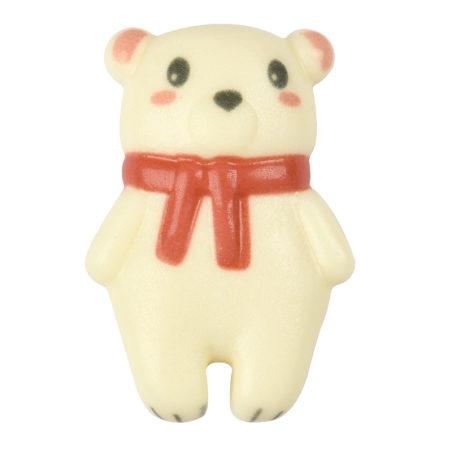 op. 48 szt. Arktyczne zwierzątka - zestaw świątecznych dekoracji na bazie białej czekolady - dł. 50 mm - nr. kat. 92202 Modecor