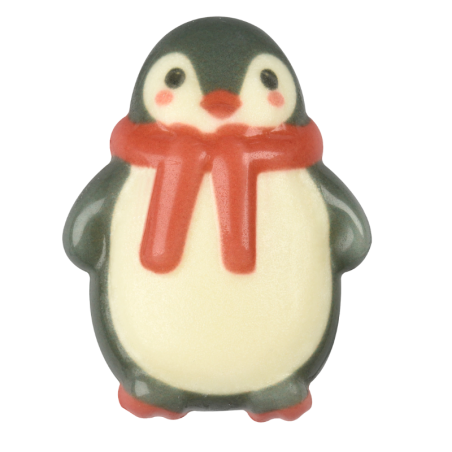 op. 48 szt. Arktyczne zwierzątka - zestaw świątecznych dekoracji na bazie białej czekolady - dł. 50 mm - nr. kat. 92202 Modecor