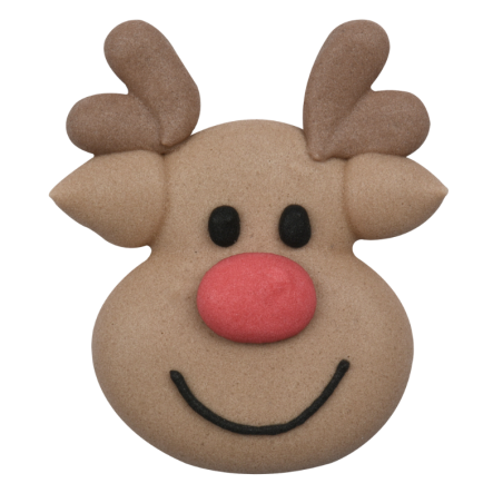 op. 80 szt. Świąteczny zestaw dekoracji cukrowych w czterech wzorach - dł. 35 mm -  nr. kat. 14117 Modecor