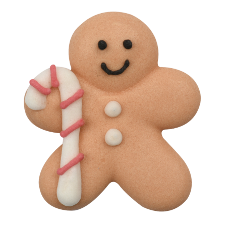 op. 80 szt. Świąteczny zestaw dekoracji cukrowych w czterech wzorach - dł. 35 mm -  nr. kat. 14117 Modecor