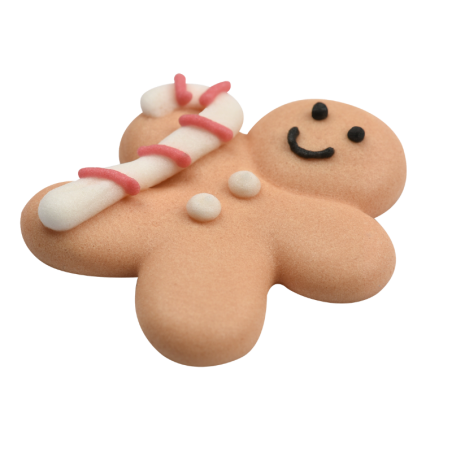 op. 80 szt. Świąteczny zestaw dekoracji cukrowych w czterech wzorach - dł. 35 mm -  nr. kat. 14117 Modecor