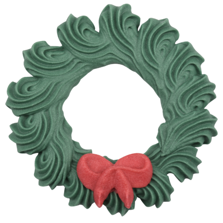 op. 48 szt. Wieniec Adwentowy - świąteczny zestaw dekoracji cukrowych w trzech wzorach - śr. 60 mm -  nr. kat. 14115 Modecor