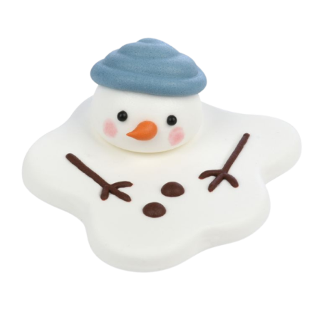 op. 20 szt. Bałwanki na słońcu - zimowy zestaw dekoracji cukrowych w pięciu wzorach - śr. 60 mm - nr. kat. 14074 Modecor