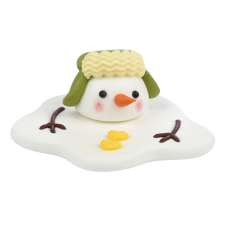 op. 20 szt. Bałwanki na słońcu - zimowy zestaw dekoracji cukrowych w pięciu wzorach - śr. 60 mm - nr. kat. 14074 Modecor