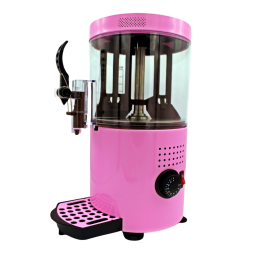 Elegancka czekoladziarka poj. 3.0 l - Saskia - mieszalnik do czekolady na gorąco - kolor różowy