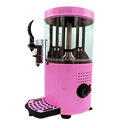 Elegancka czekoladziarka poj. 3.0 l - Saskia - mieszalnik do czekolady na gorąco - kolor różowy