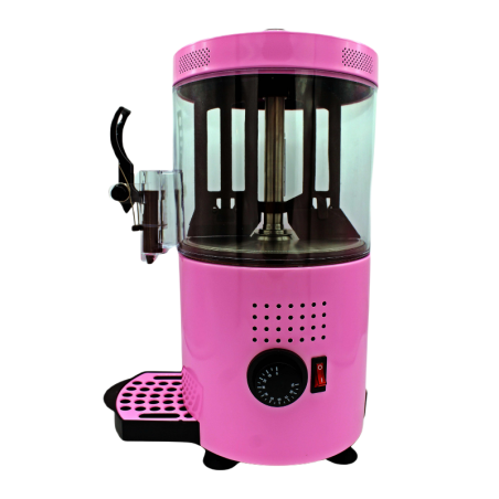 Elegancka czekoladziarka poj. 3.0 l - Saskia - mieszalnik do czekolady na gorąco - kolor różowy