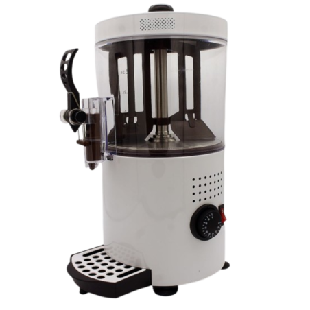 Elegancka czekoladziarka poj. 3.0 l - Saskia - mieszalnik do czekolady na gorąco - kolor biały