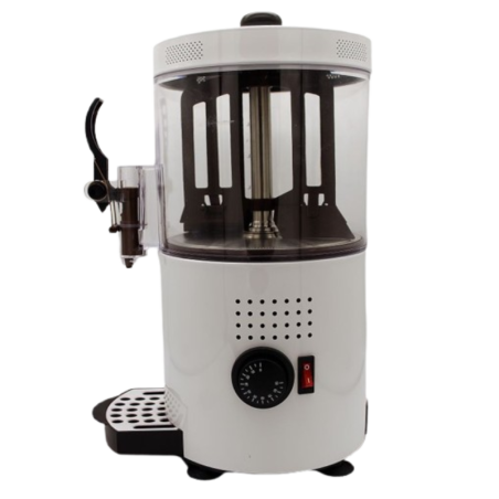 Elegancka czekoladziarka poj. 3.0 l - Saskia - mieszalnik do czekolady na gorąco - kolor biały