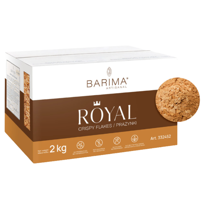 op. 2 kg Prażynki Crispy Flakes Royal - pokruszone ciasteczka crepes dentelle - nr. kat. 332452 Barbara Luijckx op. 2 kg Prażynki Crispy Flakes Royal - pokruszone ciasteczka crepes dentelle - nr. kat. 332452 Barbara Luijckx