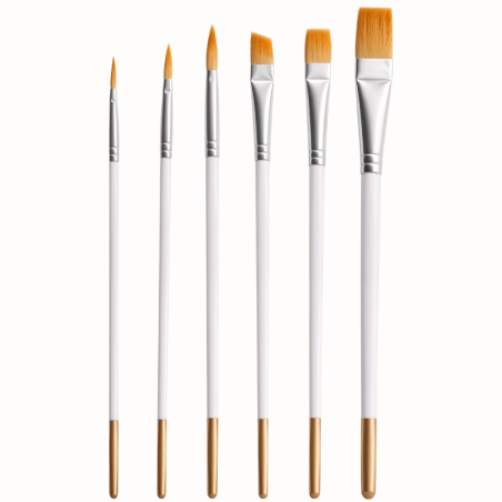 op. 6 szt. Zestaw pędzelków do dekoracji cukierniczych - naturalne włosie - nr. kat. 5050487 Sweet Decor