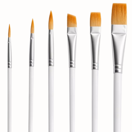 op. 6 szt. Zestaw pędzelków do dekoracji cukierniczych - naturalne włosie - nr. kat. 5050487 Sweet Decor