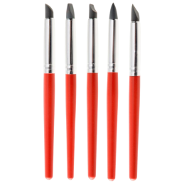 op. 5 szt. Gumowe pędzelki - zestaw narzędzi do modelowania figurek z masy cukrowej - nr. kat. 30851 Modecor