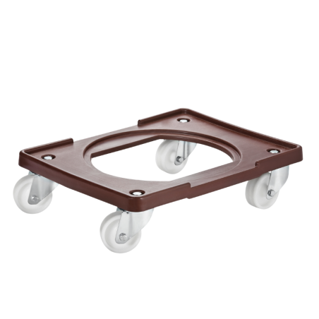WÓZEK DO POJEMNIKÓW SZTAPLOWANYCH 40l BRĄZOWY 18295 Thermohauser